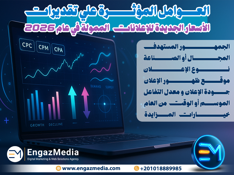 العوامل المؤثرة علي تقديرات الأسعار الجديدة للإعلانات الممولة في عام 2026 