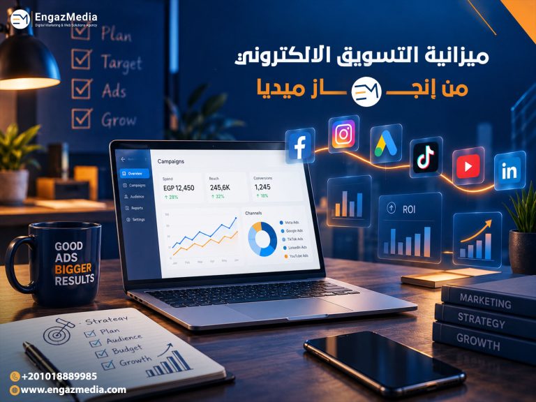 ميزانية التسويق الالكتروني من إنجاز ميديا