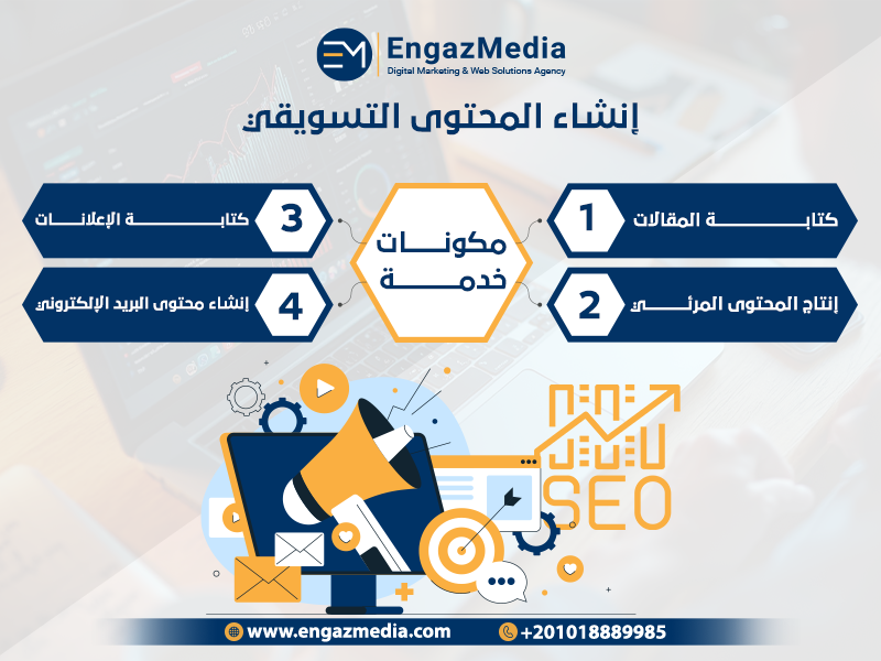 إنشاء المحتوى التسويقي