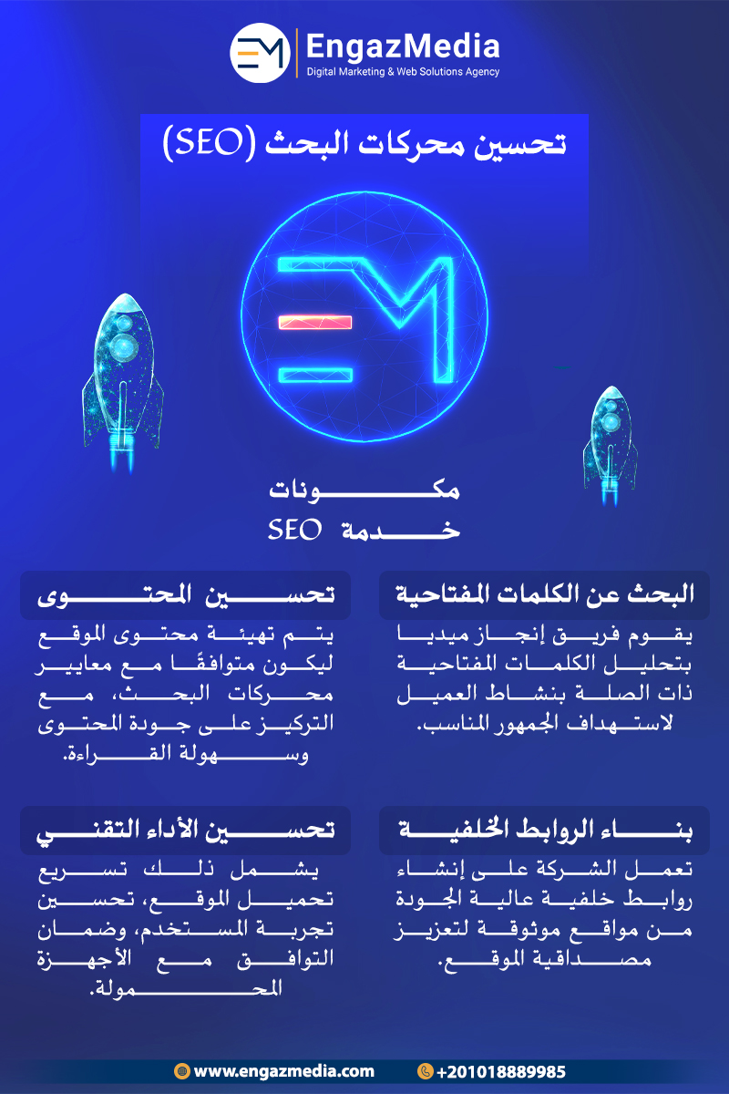 1. تحسين محركات البحث (SEO)
