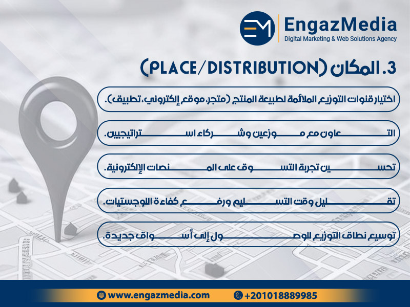 المكان (Place/Distribution)