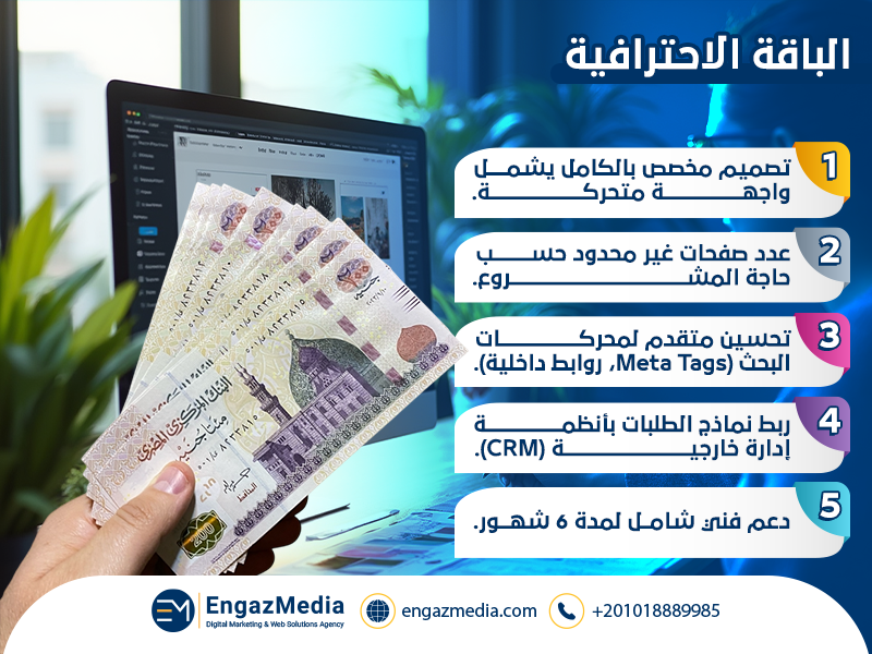 الباقة الاحترافية من 13,000 إلى 18,000 جنيه