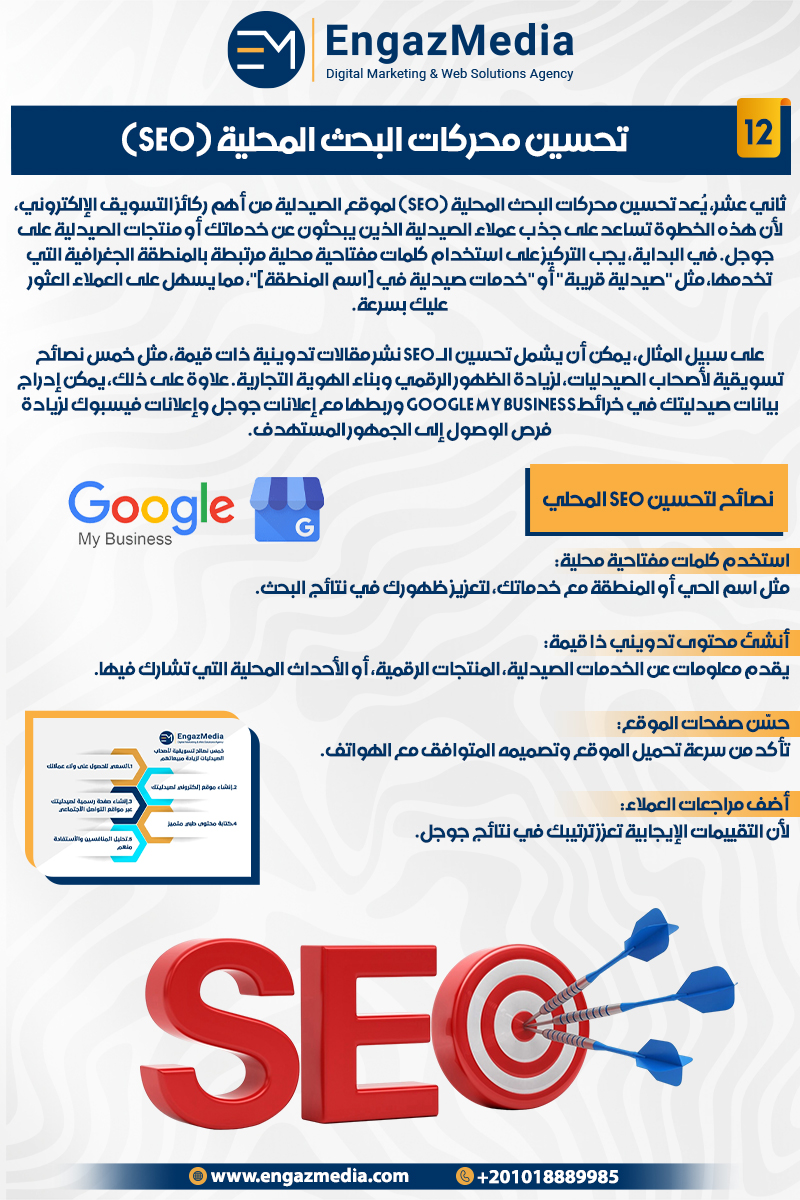 تحسين محركات البحث المحلية (SEO)