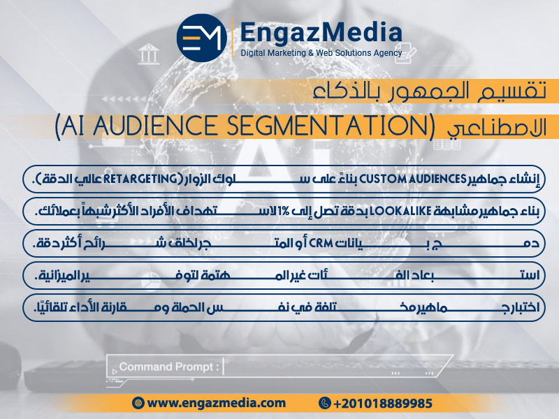 تقسيم الجمهور بالذكاء الاصطناعي (AI Audience Segmentation)