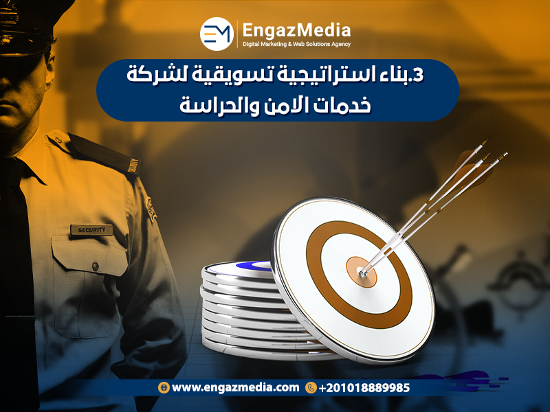 .بناء استراتيجية تسويقية لشركة خدمات الامن والحراسة