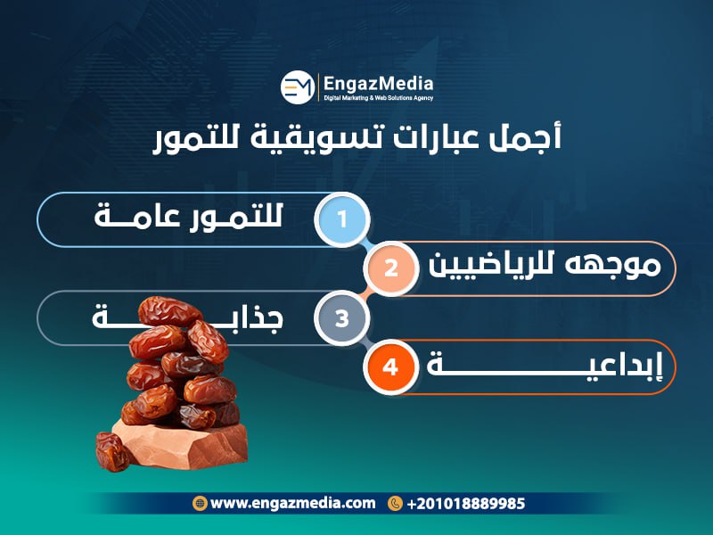 أجمل عبارات تسويقية للتمور