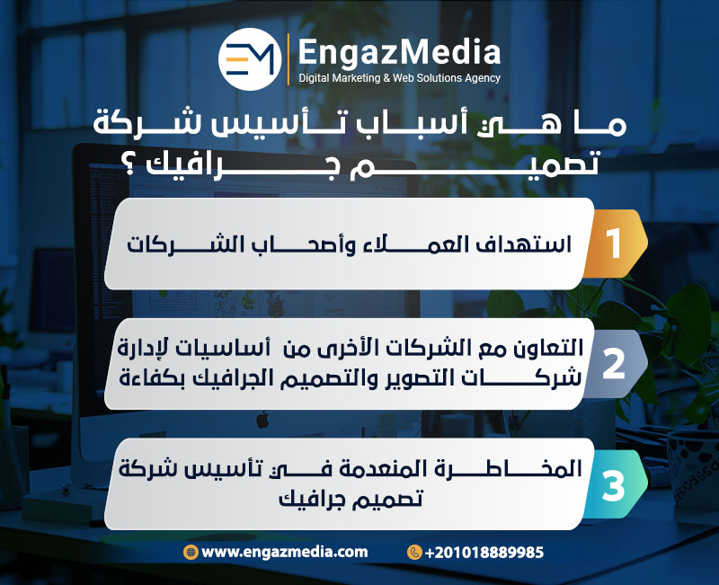 ما هي أسباب تأسيس شركة تصميم جرافيك ؟