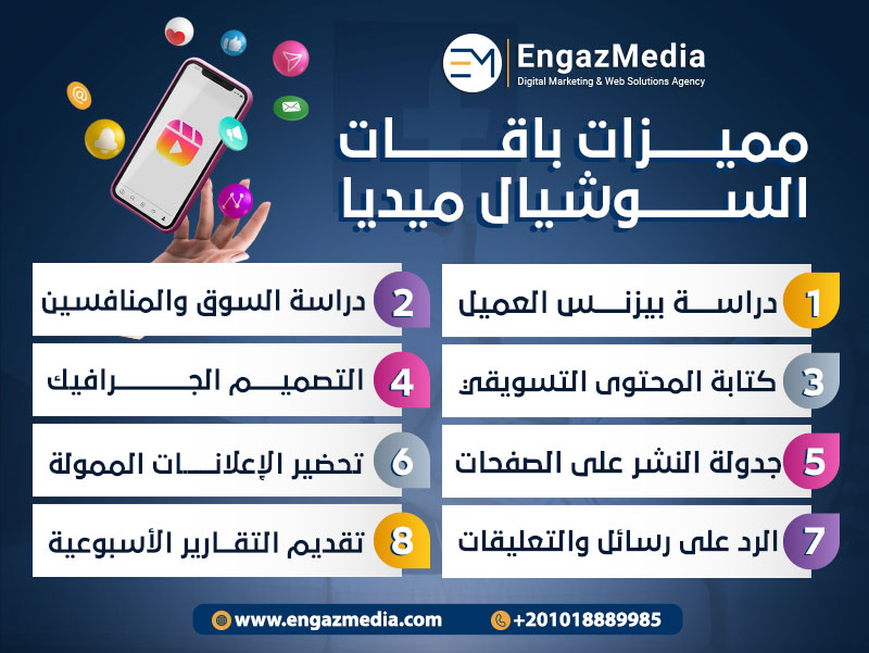 مميزات باقات السوشيال ميديا
