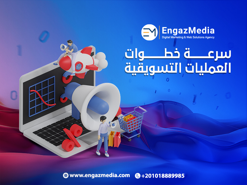 سرعة خطوات العمليات التسويقية