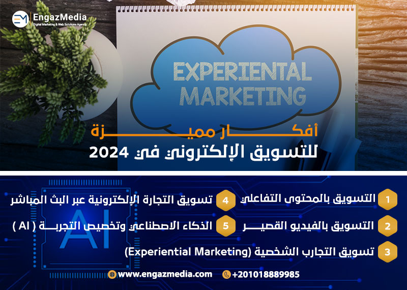 أفكار مميزة للتسويق الإلكتروني في 2024
