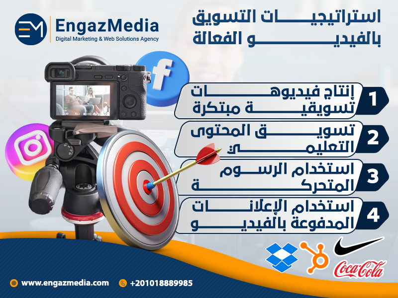 استراتيجيات التسويق بالفيديو الفعالة