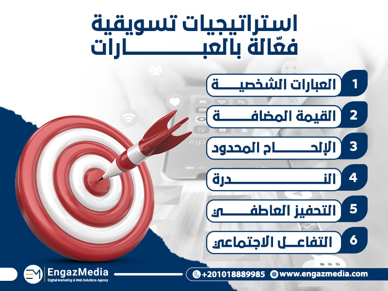 استراتيجيات تسويقية فعّالة بالعبارات