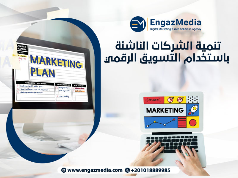 تنمية الشركات الناشئة باستخدام التسويق الرقمي