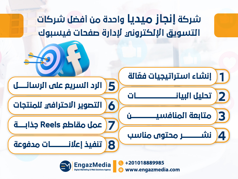 شركة إنجاز ميديا: واحدة من أفضل شركات التسويق الإلكتروني لإدارة صفحات فيسبوك