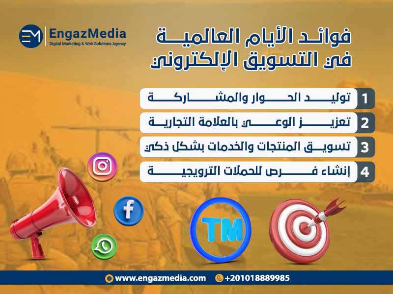 فوائد الأيام العالمية في التسويق الإلكتروني