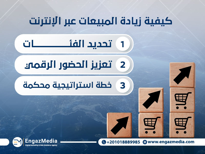 كيفية زيادة المبيعات عبر الإنترنت