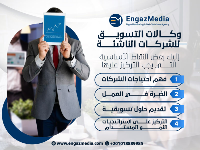 وكالات التسويق للشركات الناشئة