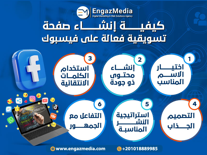 كيفية إنشاء صفحة على الفيسبوك تسويقية فعالة