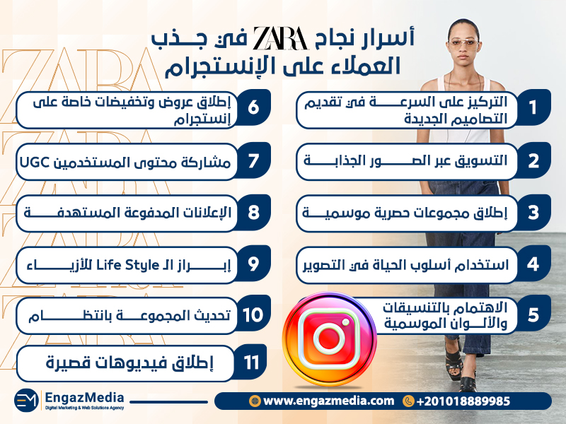 أسرار نجاح زارا في جذب العملاء على الإنستجرام