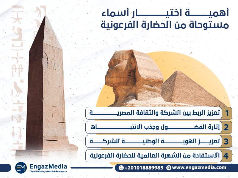 أهمية اختيار أسماء مستوحاة من الحضارة الفرعونية