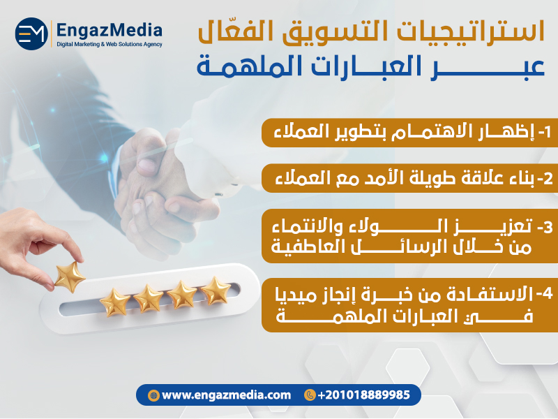استراتيجيات التسويق الفعّال عبر العبارات الملهمة