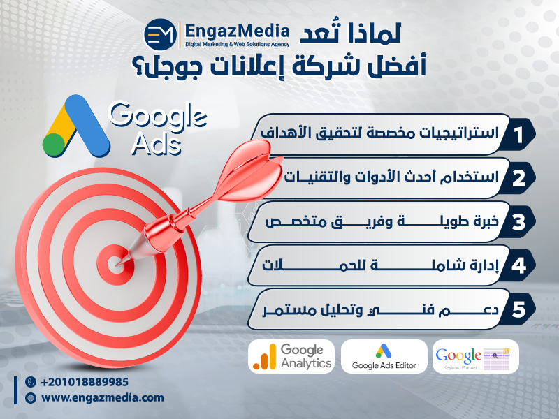 لماذا تعد إنجاز ميديا أفضل شركة إعلانات جوجل؟