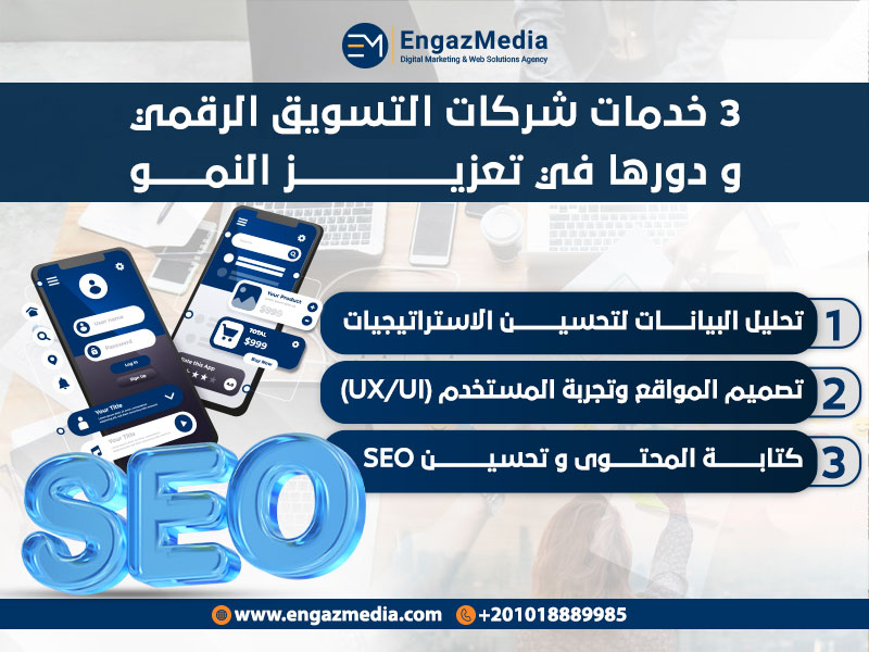 خدمات شركات التسويق الرقمي ودورها في تعزيز النمو
