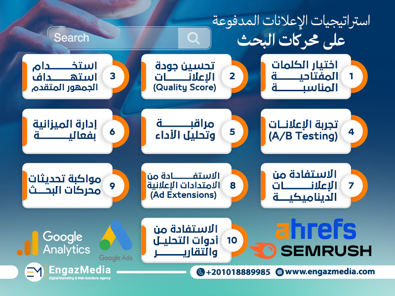 استراتيجيات الإعلانات المدفوعة على محركات البحث