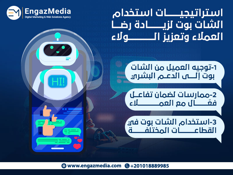 استراتيجيات استخدام الشات بوت لزيادة رضا العملاء وتعزيز الولاء