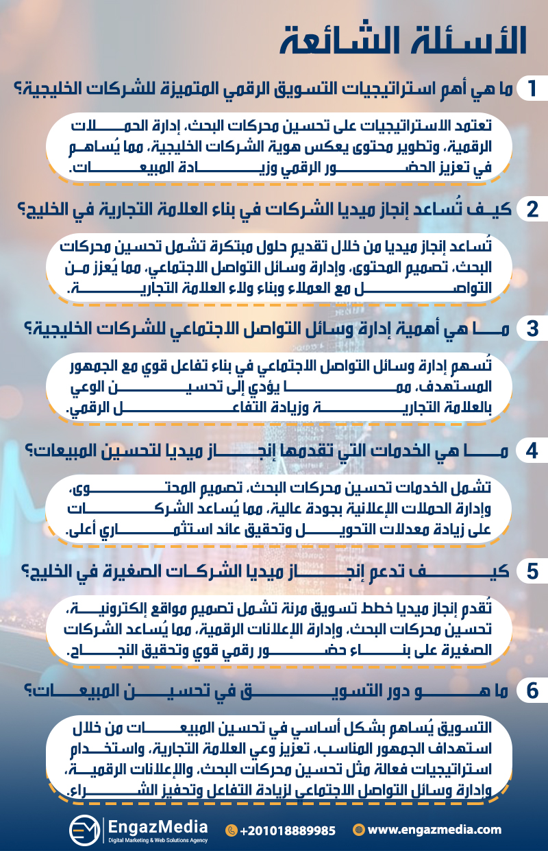 الأسئلة الشائعة