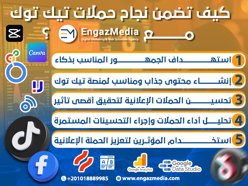 كيف تضمن نجاح حملات تيك توك مع إنجاز ميديا؟