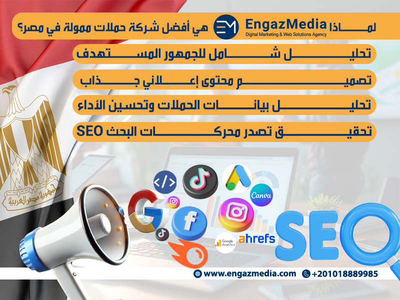 لماذا إنجاز ميديا هي أفضل شركة حملات ممولة في مصر؟