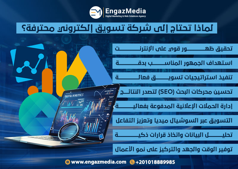 لماذا تحتاج إلى شركة تسويق إلكتروني محترفة؟