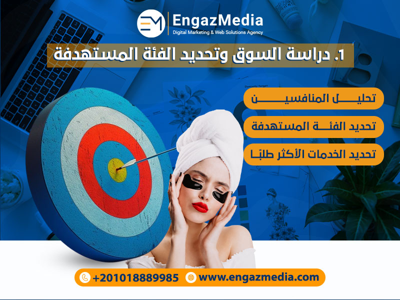 دراسة السوق وتحديد الفئة المستهدفة