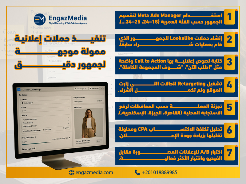تنفيذ حملات إعلانية ممولة موجهة لجمهور دقيق