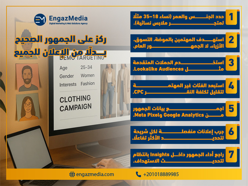 ركز على الجمهور الصحيح بدلًا من الإعلان للجميع