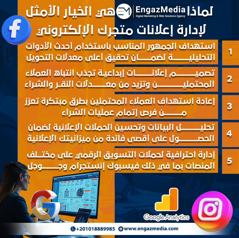 لماذا إنجاز ميديا هي الخيار الأمثل لإدارة إعلانات متجرك الإلكتروني