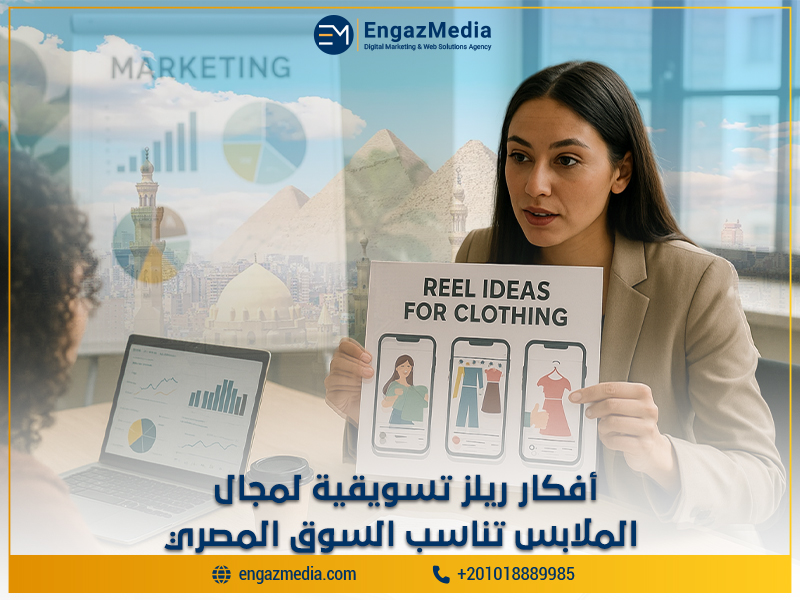 أفكار ريلز تسويقية لمجال الملابس تناسب السوق المصري