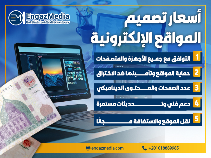 أسعار تصميم المواقع الإلكترونية