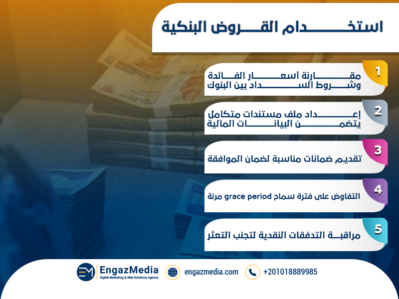 استخدام القروض البنكية