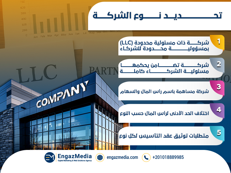 تحديد نوع الشركة