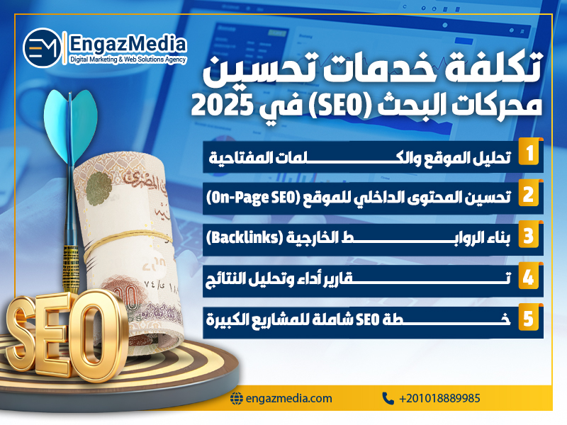 تكلفة خدمات تحسين محركات البحث (SEO) في 2025