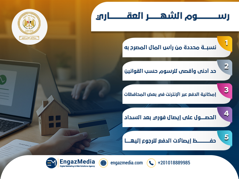 رسوم الشهر العقاري