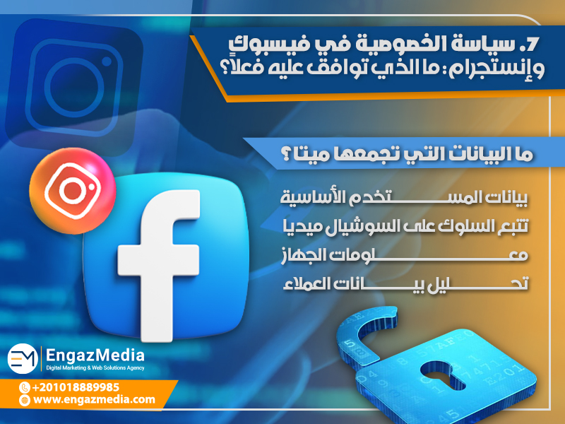 7. سياسة الخصوصية في فيسبوك وإنستجرام: ما الذي توافق عليه فعلاً؟