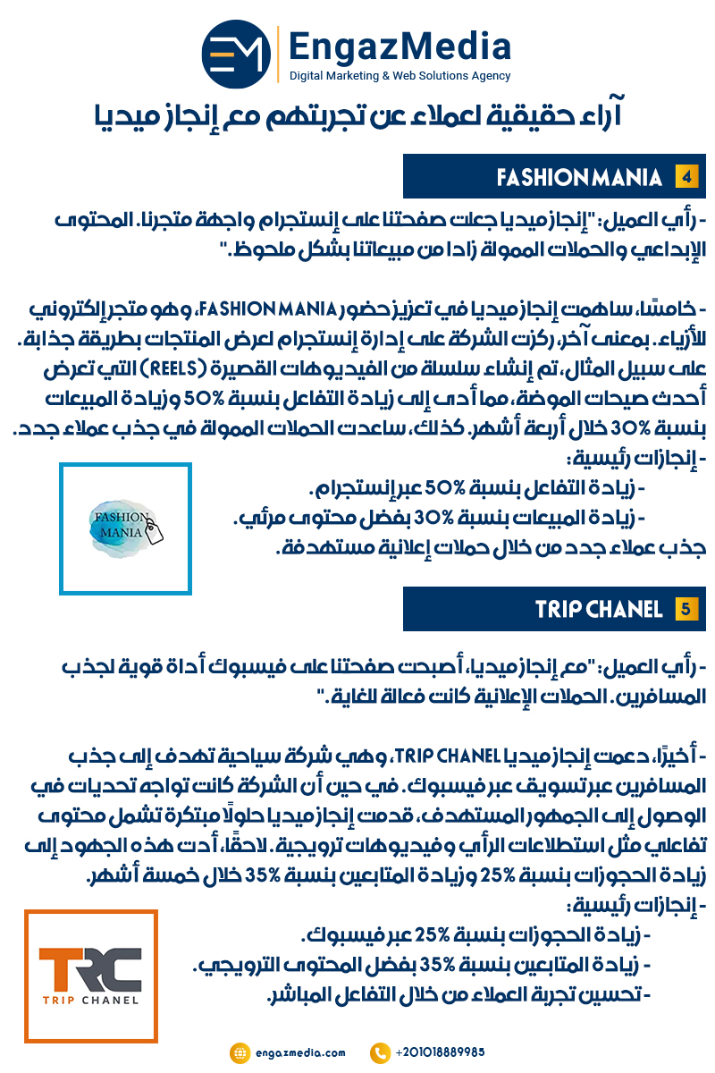 آراء حقيقية لعملاء عن تجربتهم مع إنجاز ميديا