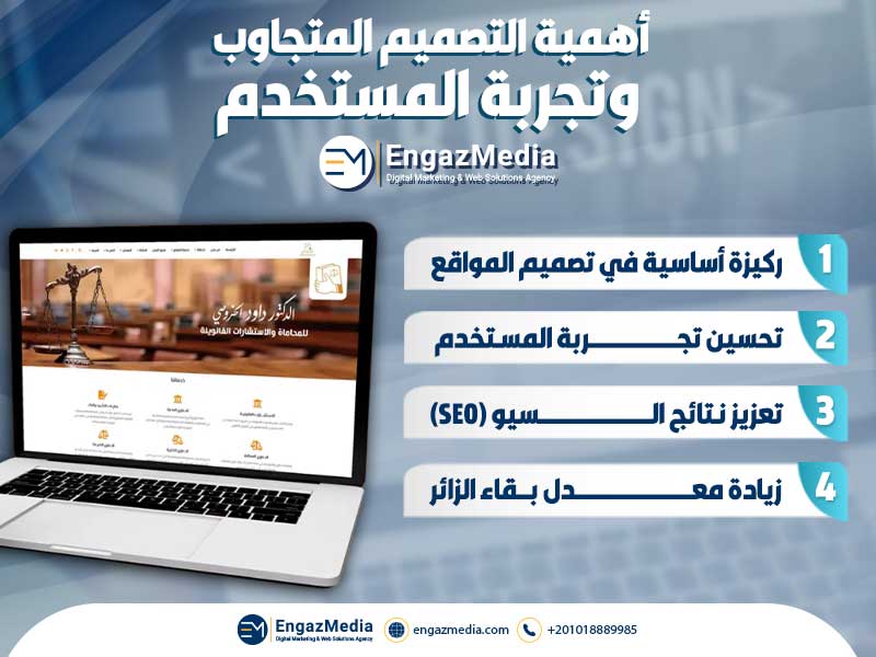 أهمية التصميم المتجاوب وتجربة المستخدم