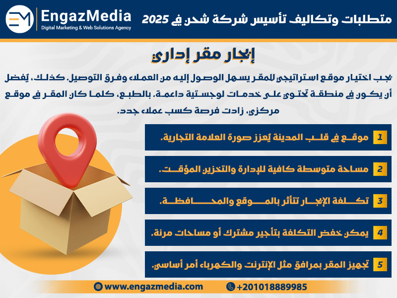 إيجار مقر إداري