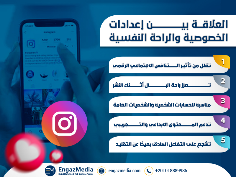 العلاقة بين إعدادات الخصوصية والراحة النفسية
