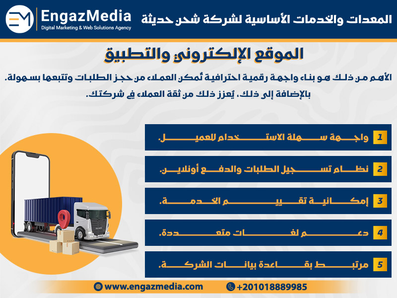 الموقع الإلكتروني والتطبيق