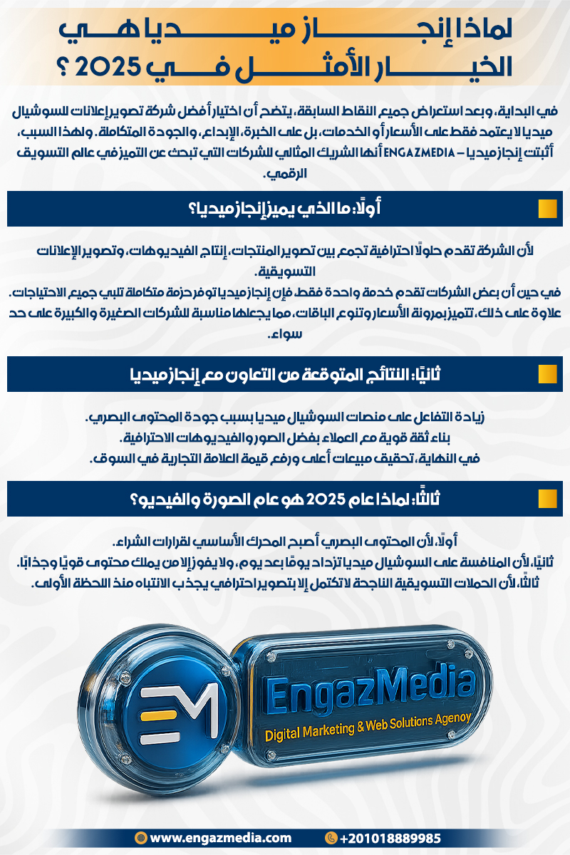 الخاتمة: لماذا إنجاز ميديا هي الخيار الأمثل في 2025؟
